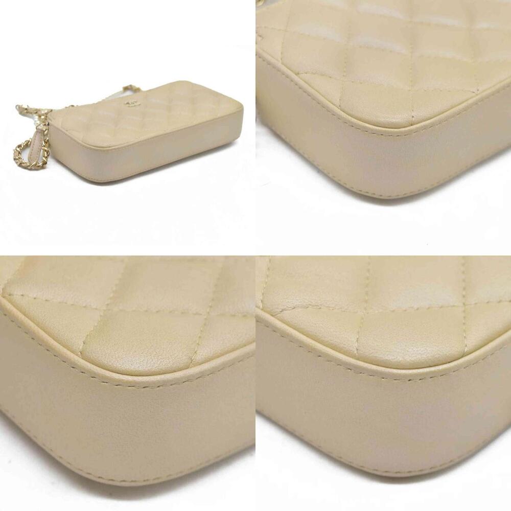 Chanel Canvas Small Rectangular Leather Chain Clu… - image 3